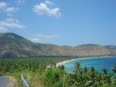 ロンボク島の海岸